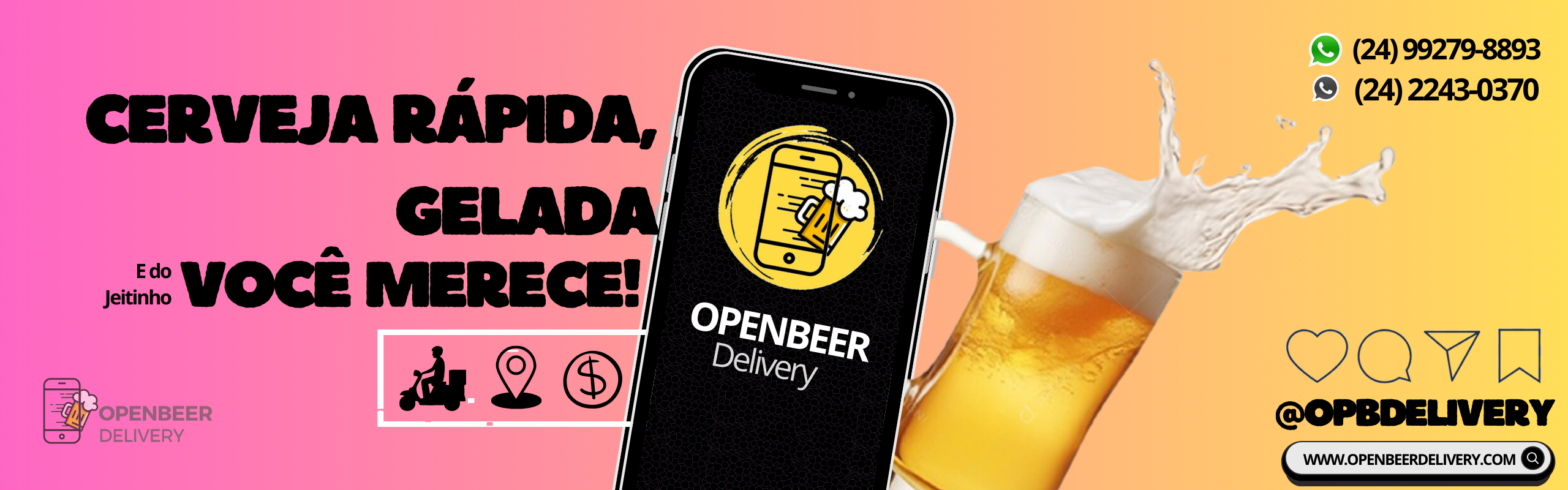 Distribuidora de bebidas em Petrópolis - Openbeer Delivery